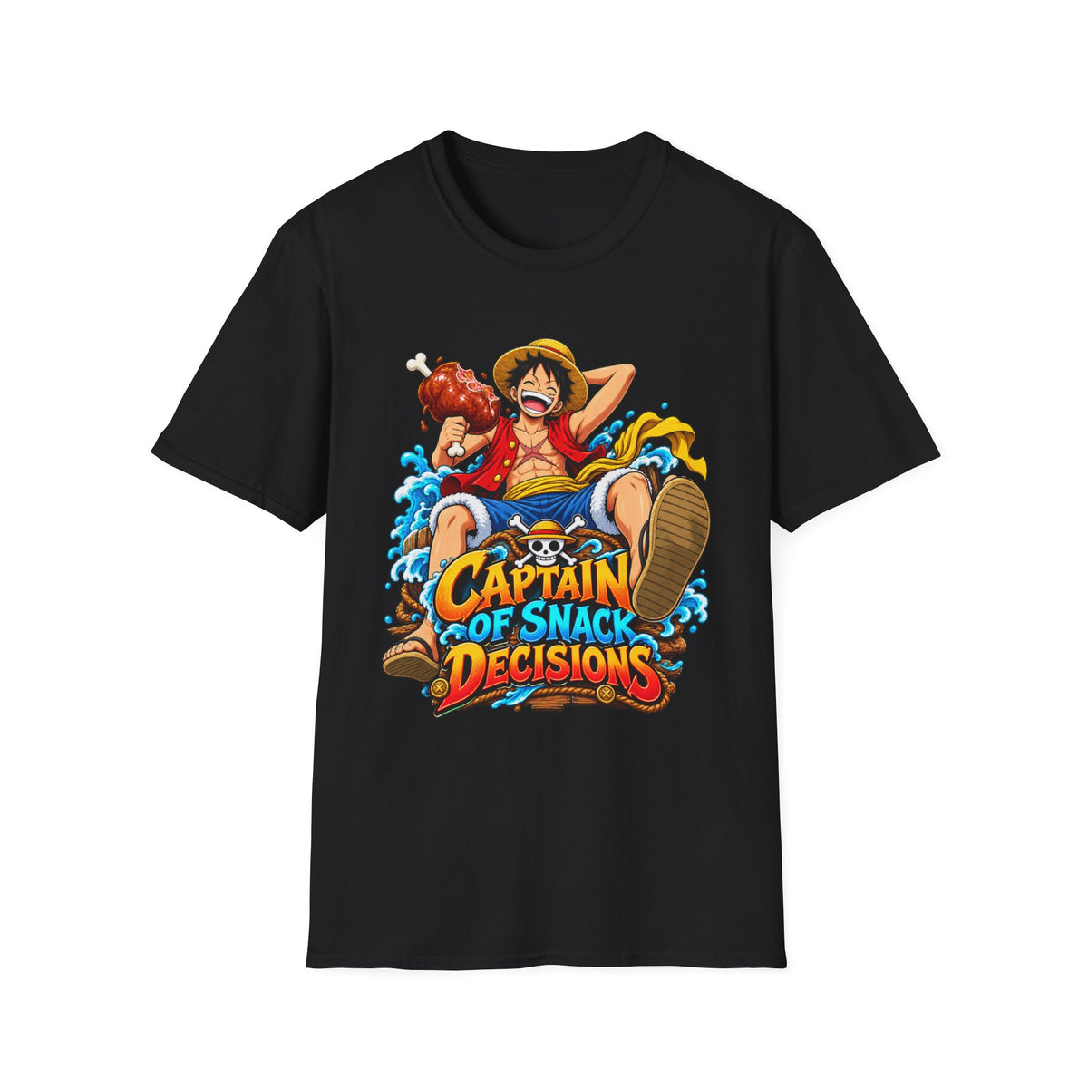One Piece | Captain of Snack Decisions | Graphic T-Shirt