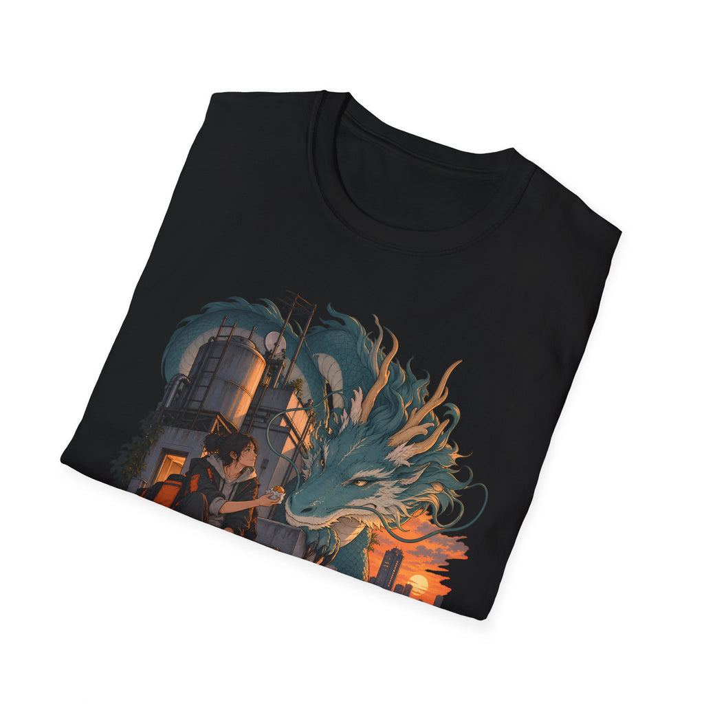 Serpent Cityscape | Urban Japanese Dragon T-Shirt