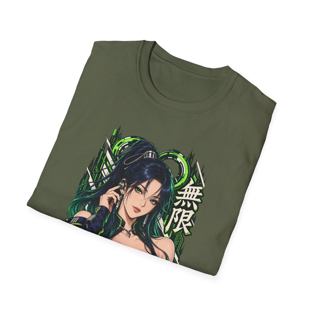 Infinity | Sexy Anime Ninja Pin Up Woman Graphic T-Shirt