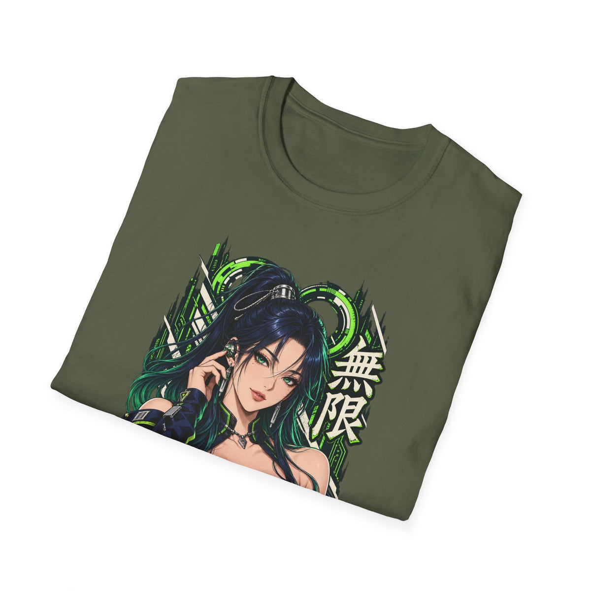Infinity | Sexy Anime Ninja Pin Up Woman Graphic T-Shirt