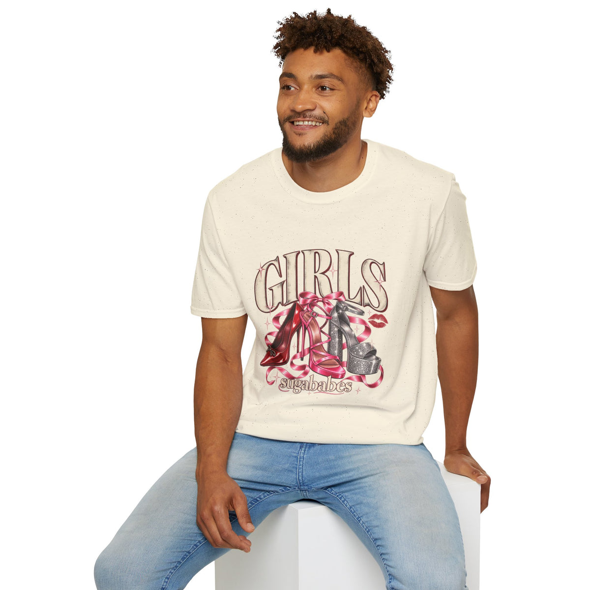 Sugababes |  Red Heels & Ribbons | Girls Night T Shirt