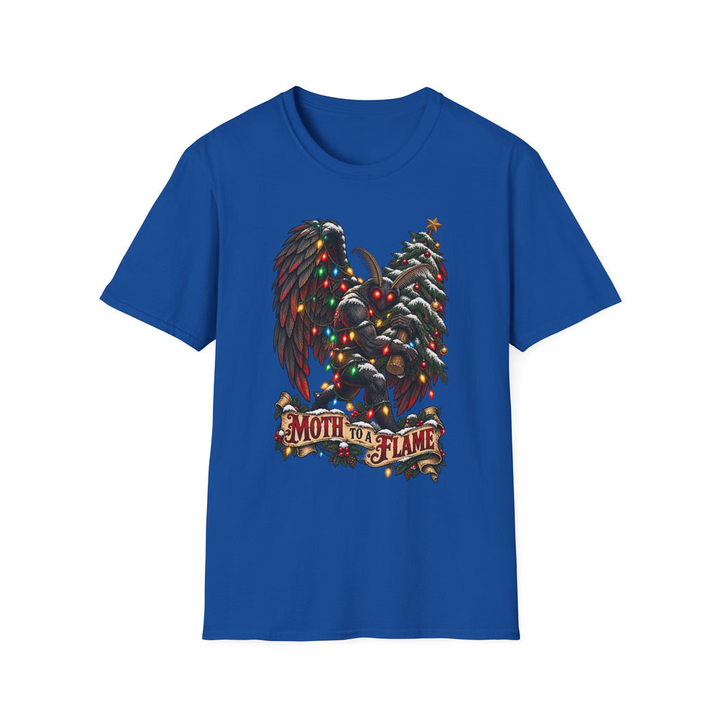 Moth to a Flame | Mothman | Christmas T Shirt