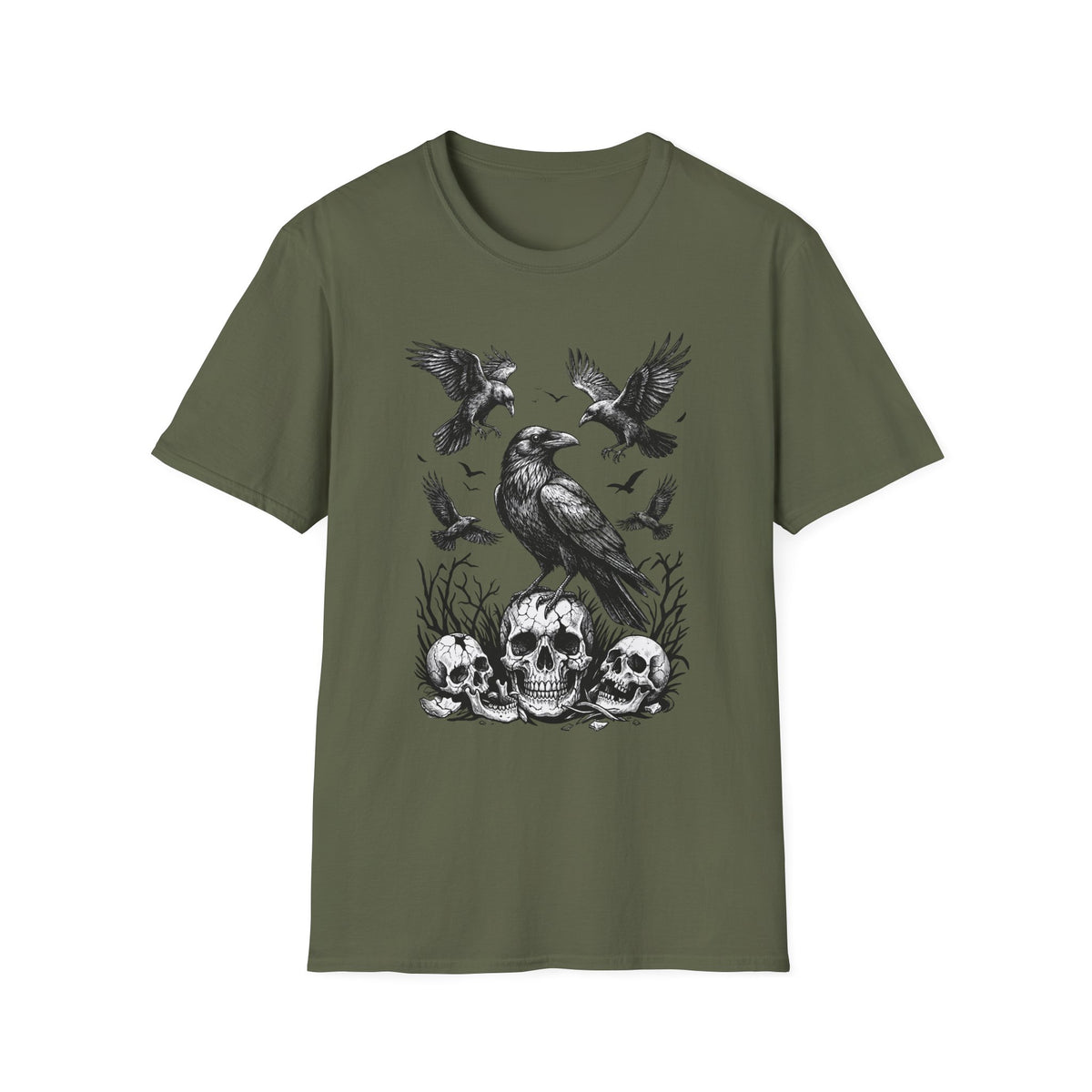 Murder of Crows - Gothic / Dark Fantasy Crow T-Shirt