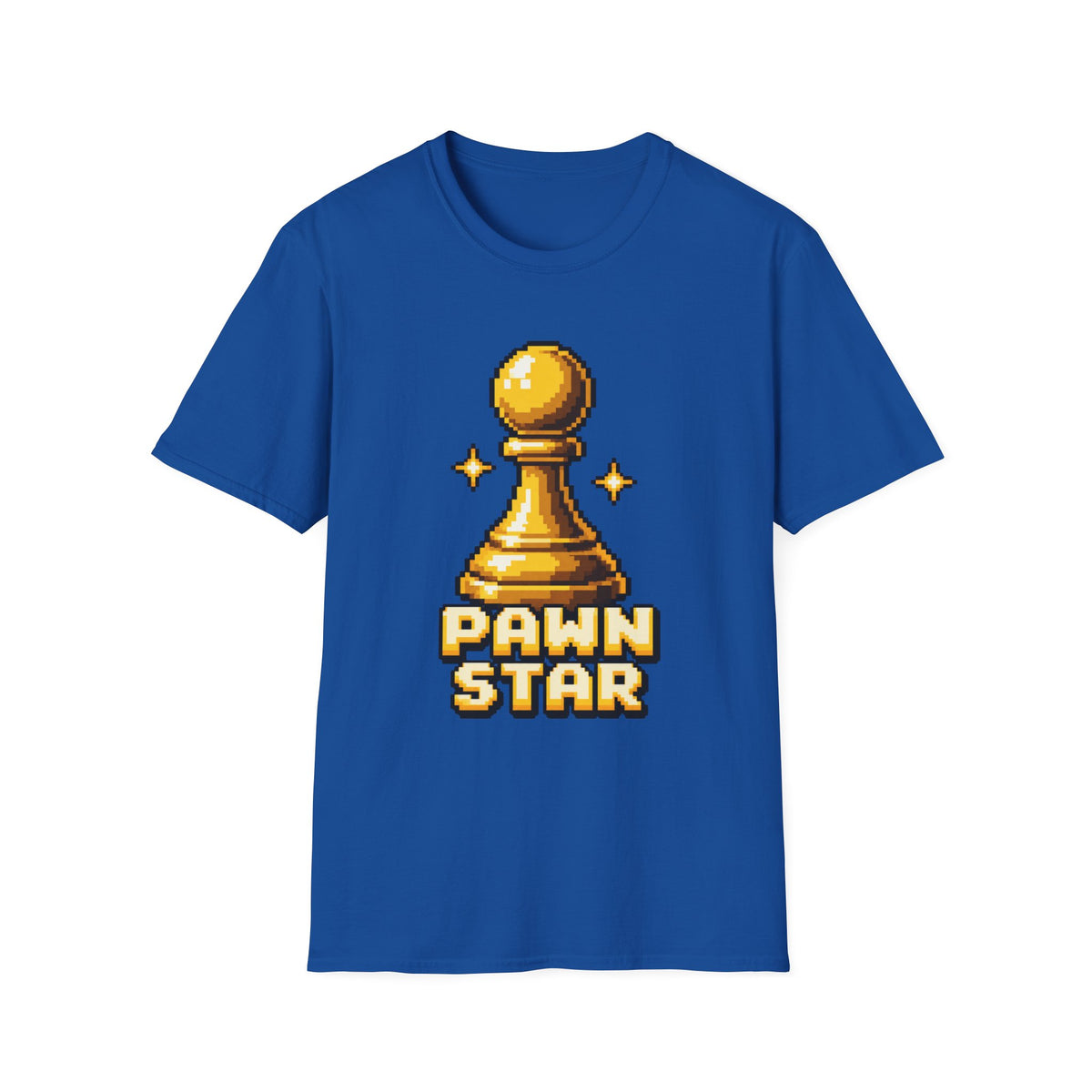 Chess Pawn Star | Retro Pixel Graphic Tee