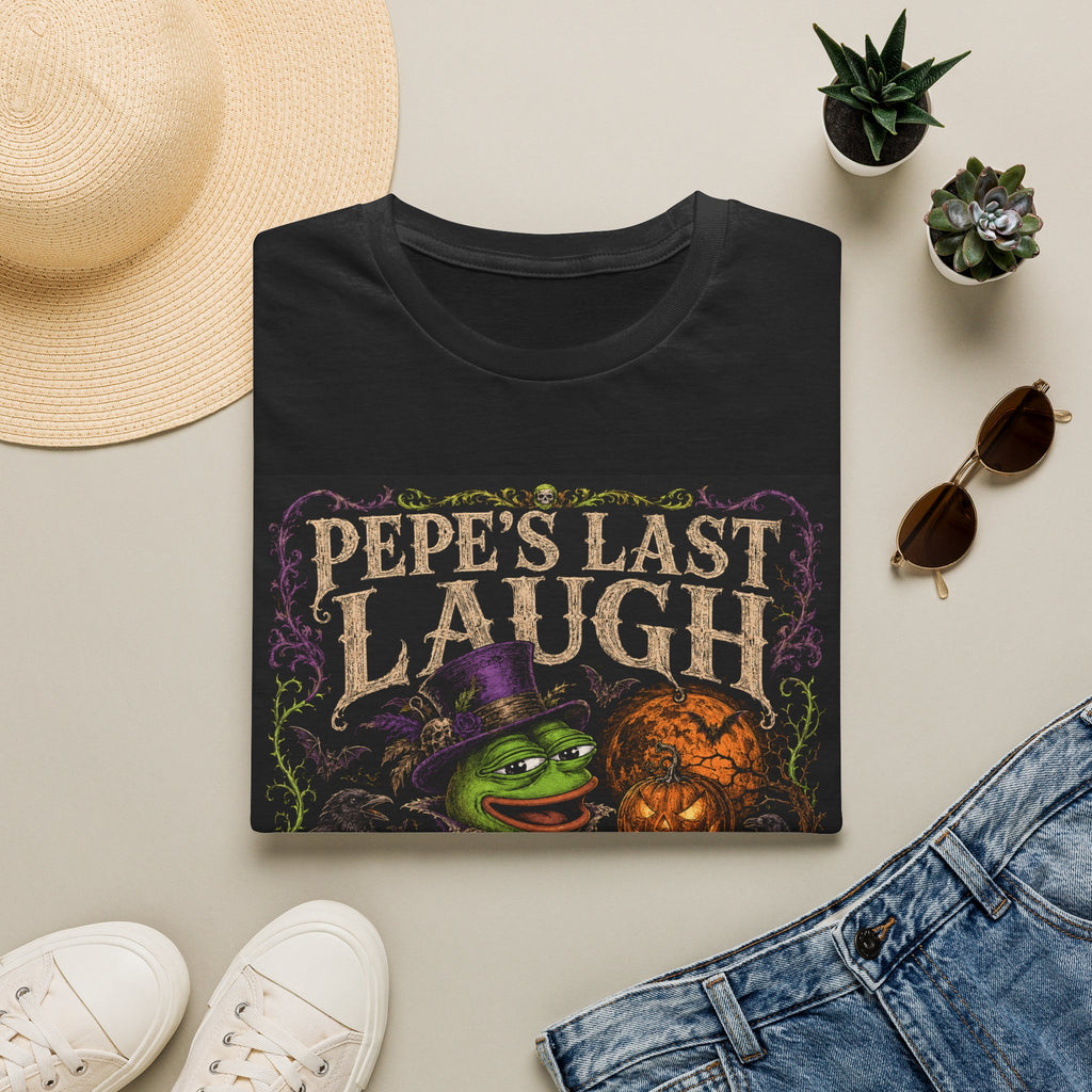 Pepe's Last Laugh T-Shirt — Halloween Witch Frog Graphic Tee