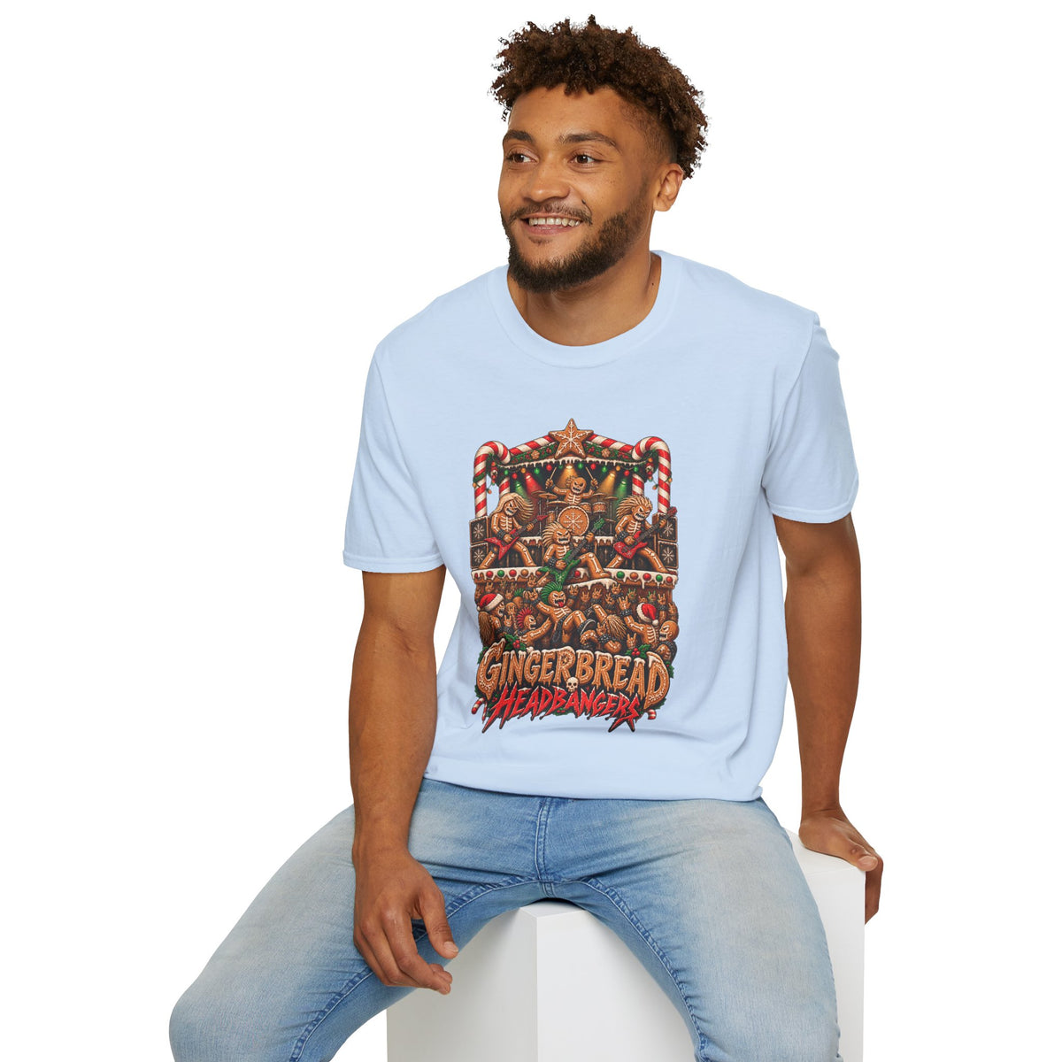 Gingerbread Headbangers | Christmas T-Shirt