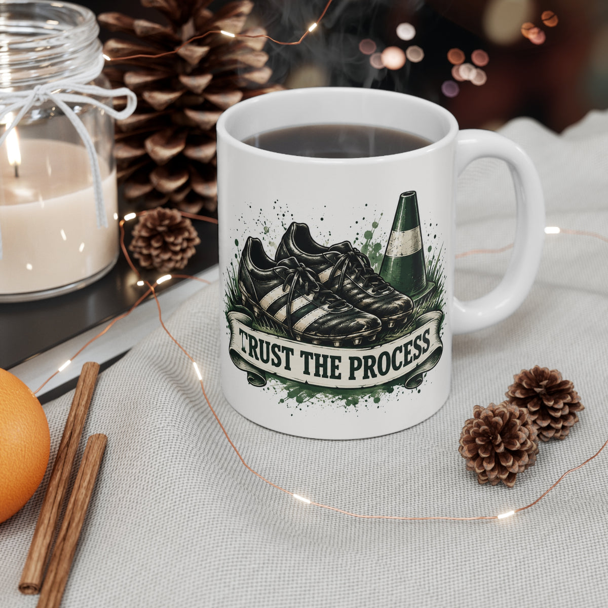 Trust The Process | Football Coach Coffee Cup Gift (11oz)