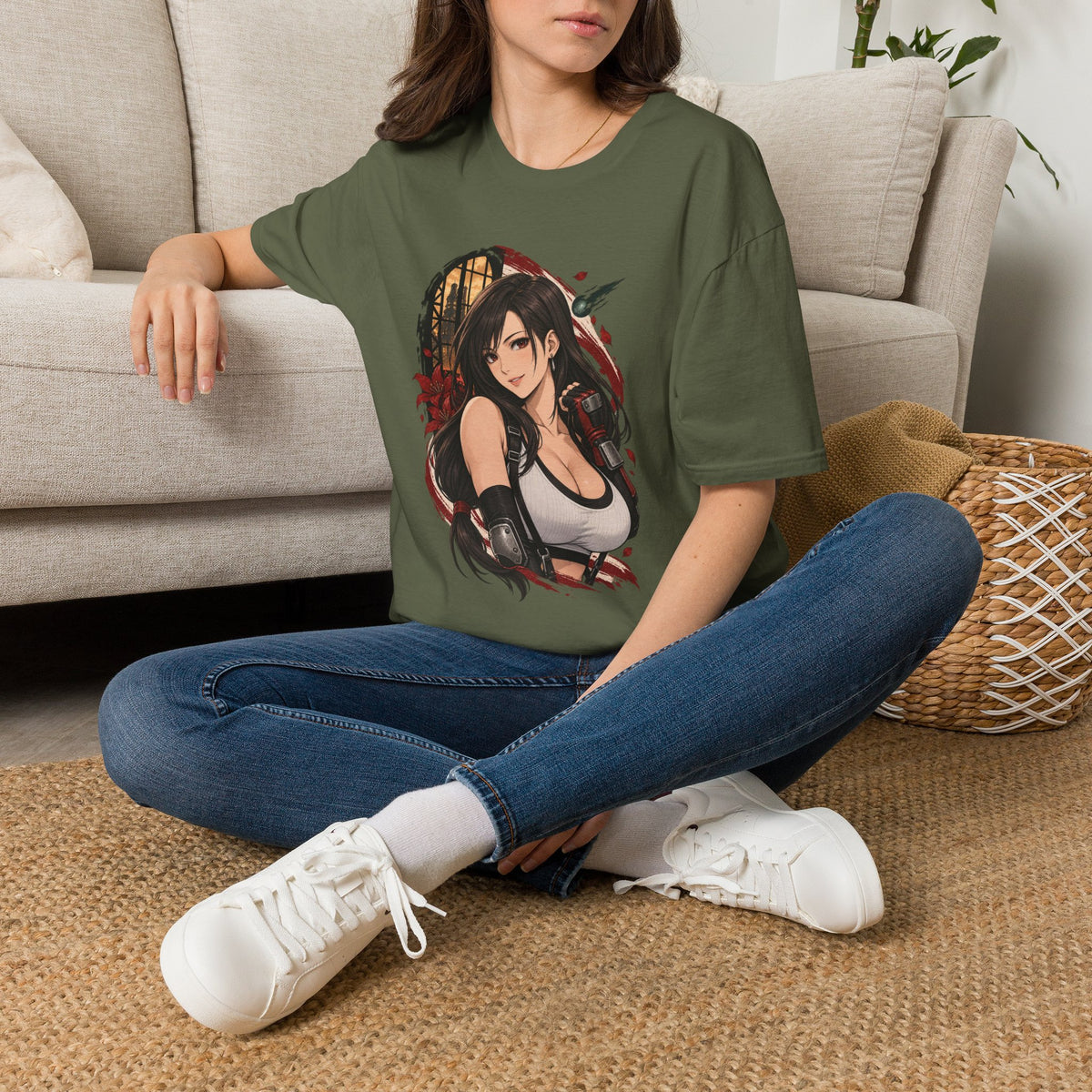 Tifa Lockhart | Final Fantasy VII Pin Up Style Anime Shirt