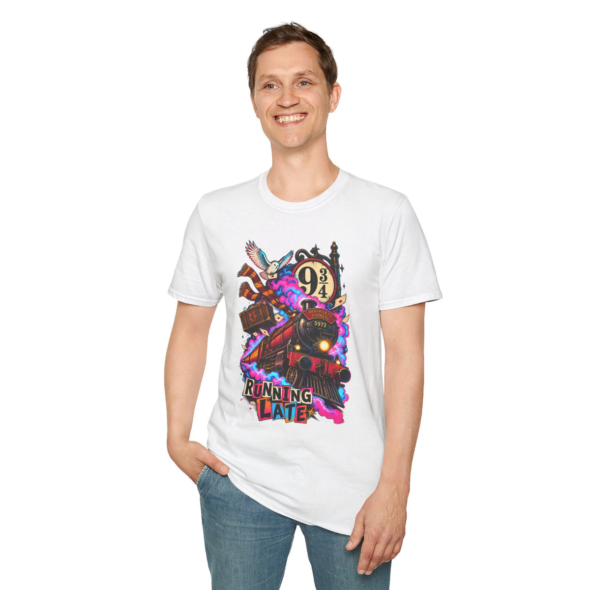 Running Late | Platform 9 and 3/4 | Harry Potter Graphic T-Shirt