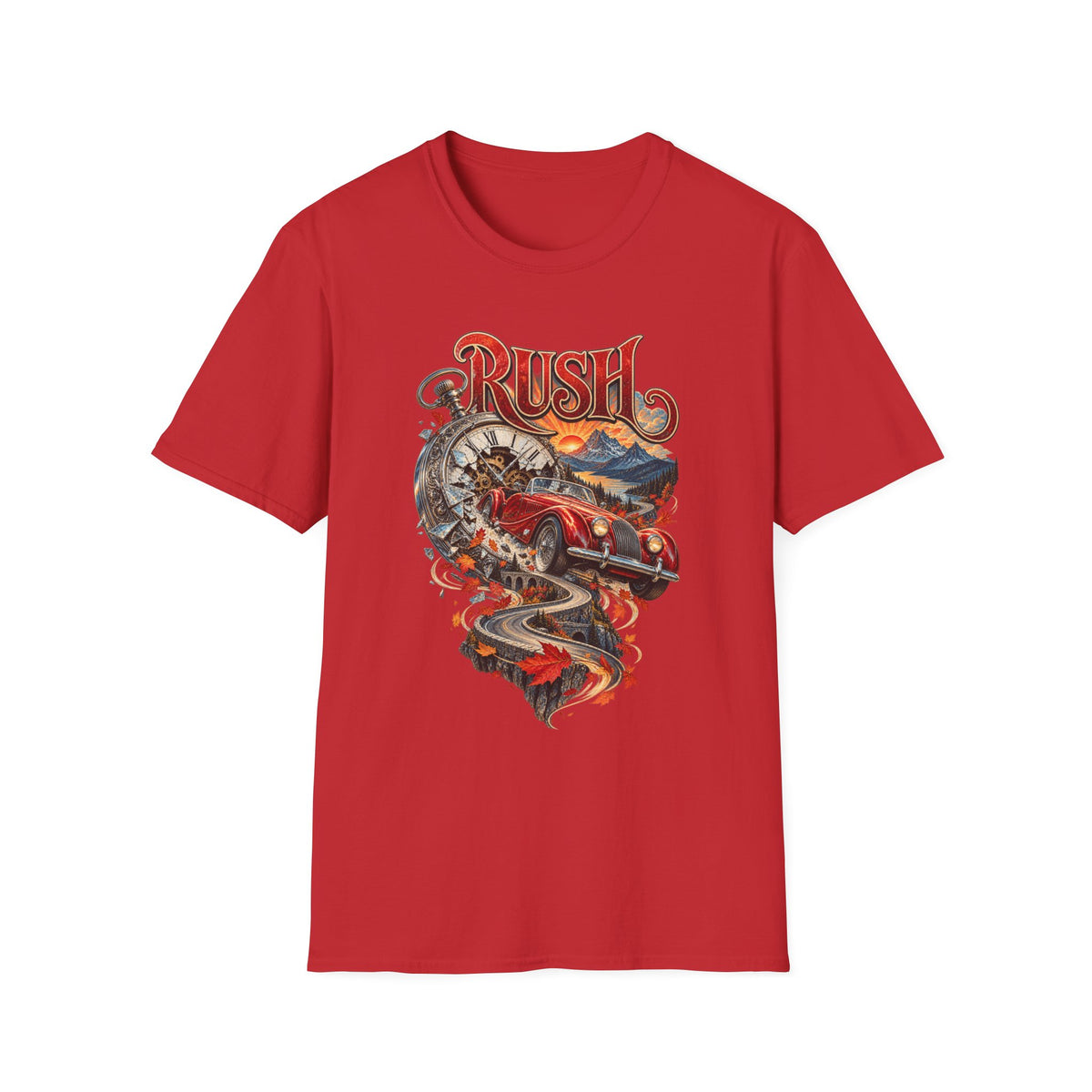 Rush | Prog Band | Red Barchetta | Graphic T-Shirt
