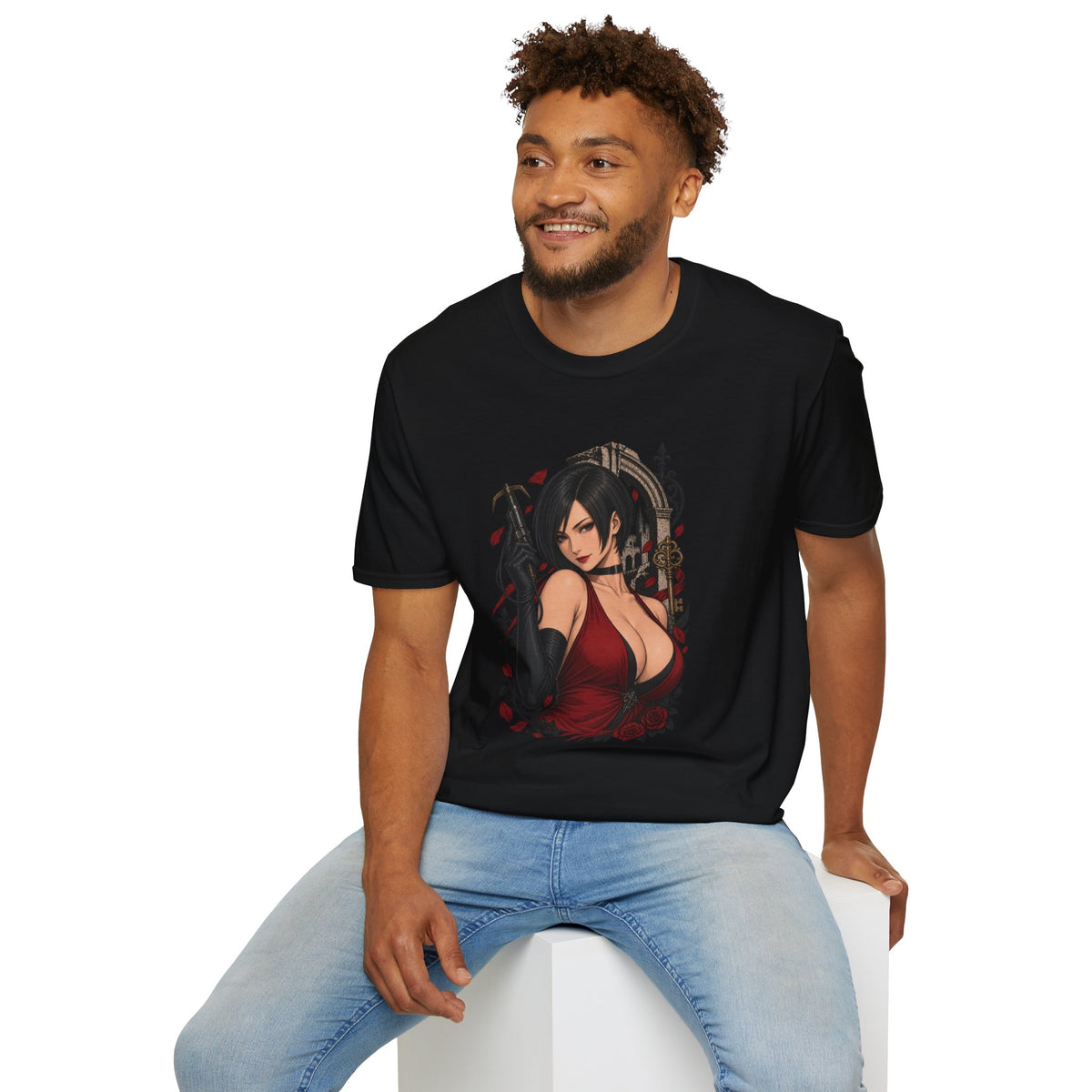 Ada Wong | Residsent Evil Gothic Anime Pin Up Girl T-Shirt