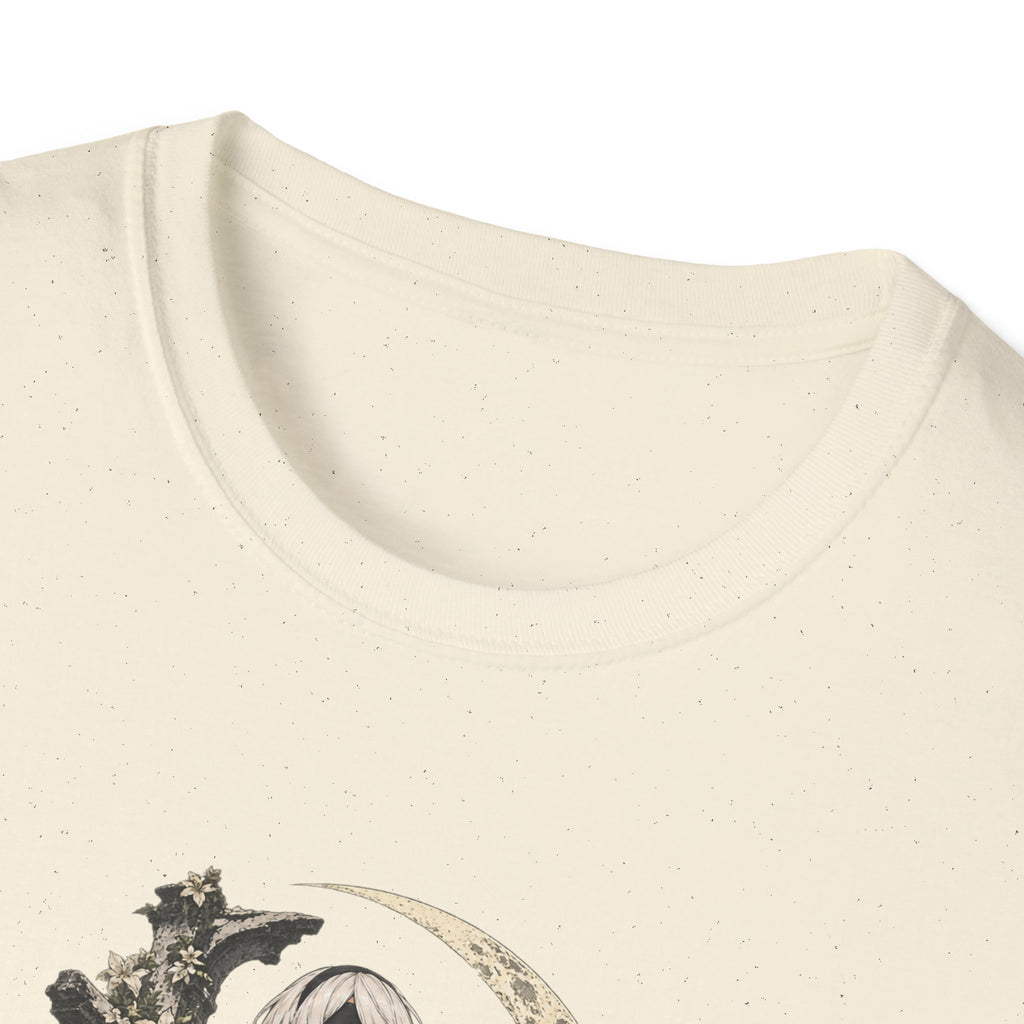 2B | Nie: Automata | Anime Gothic Warrior Moonlight Pin Up T-Shirt
