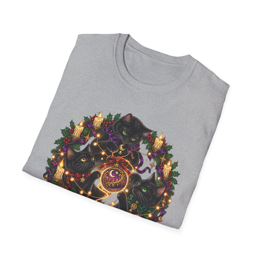 Festive Mischief | Cat Lover Christmas Holiday T-Shirt