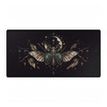 Mouse Mat | Sacred Scarab & Eclipse | Gothic Occult Beetle Art Desk Pad