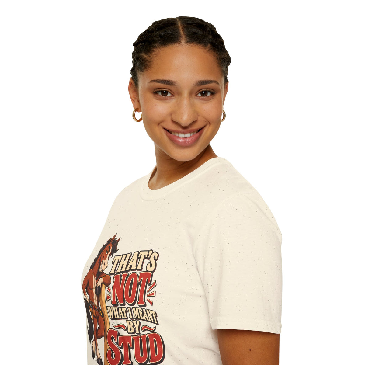 The Wrong Kind of Stud | Funny Horse Graphic T-Shirt