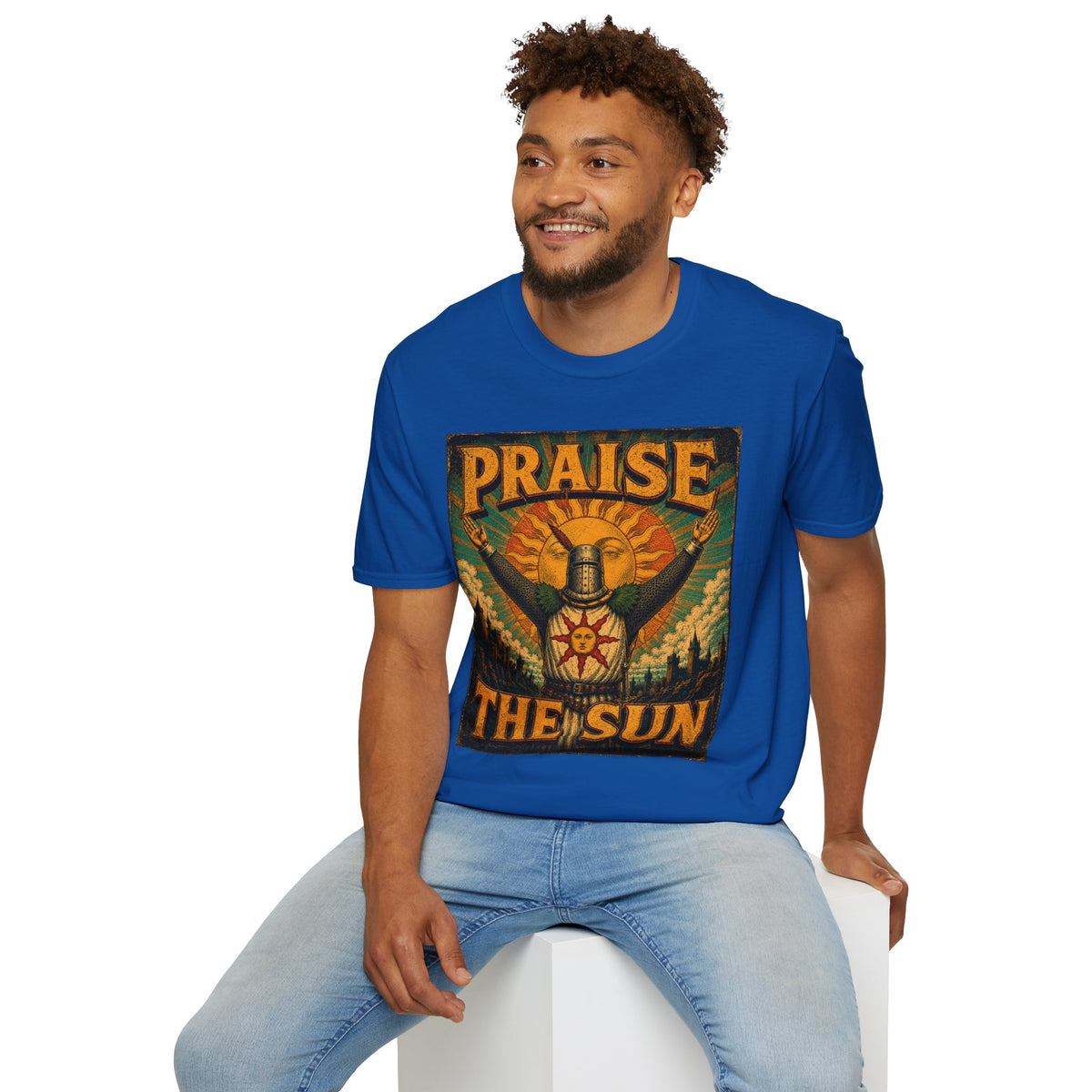 Praise the Sun T-Shirt — Dark Souls-Inspired Gaming Tee