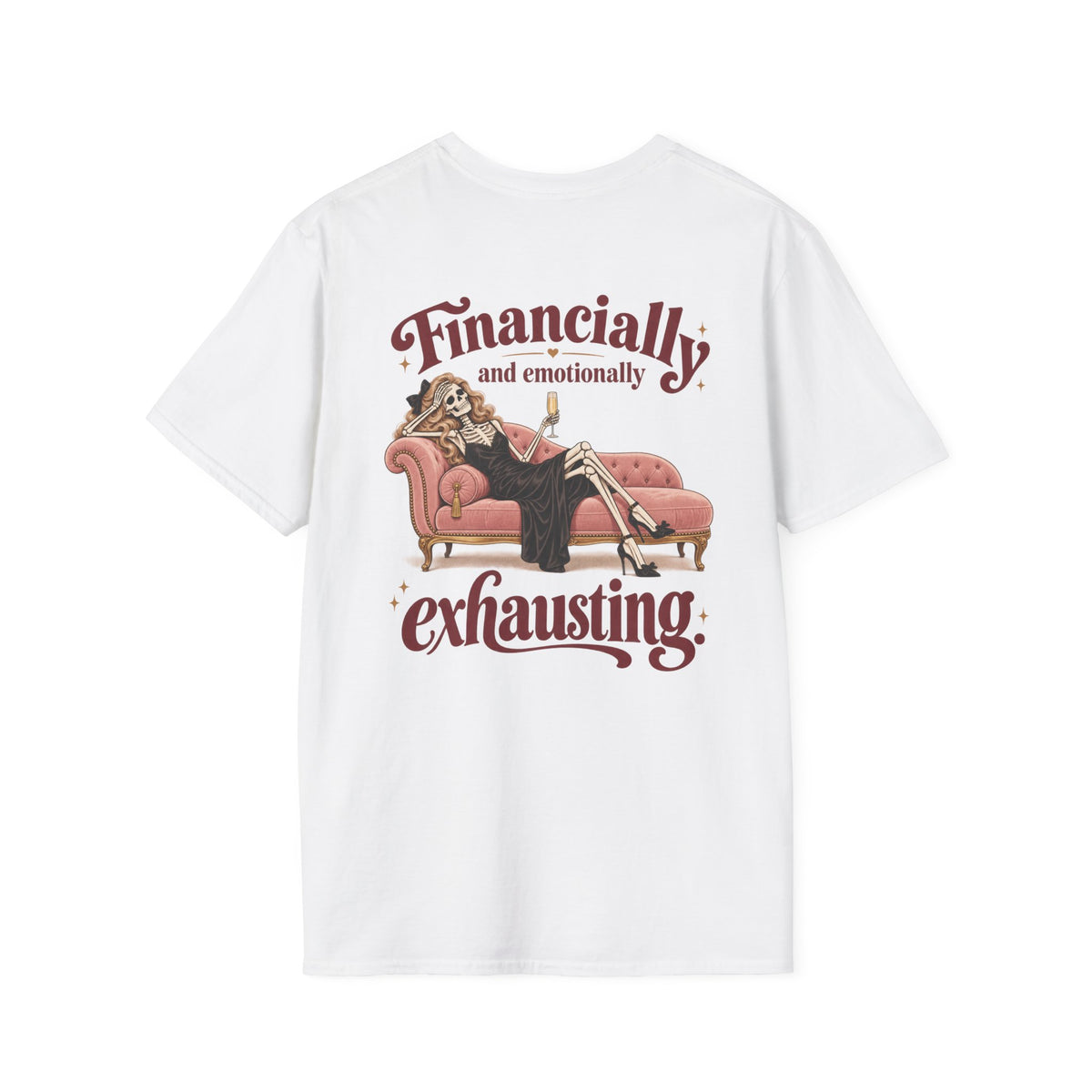 Financially and Emotionally Exhausting | Vintage Lounge Graphic Tee