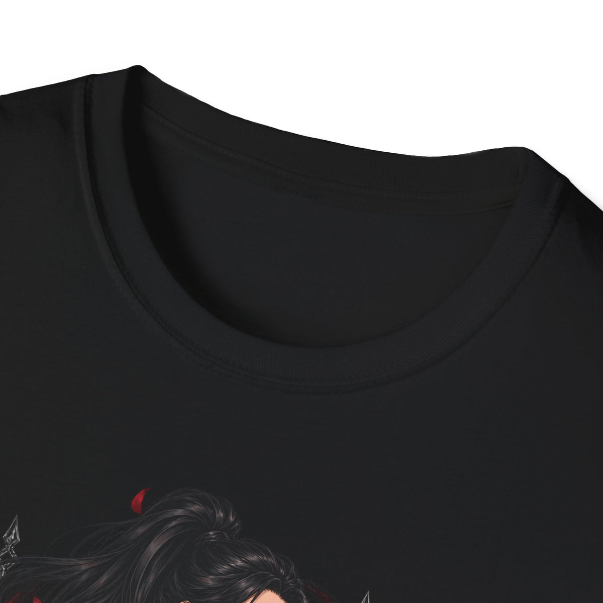 The Seducer | Sexy Black Haired Pony Tail Pin Up Girl Graphic Shirt