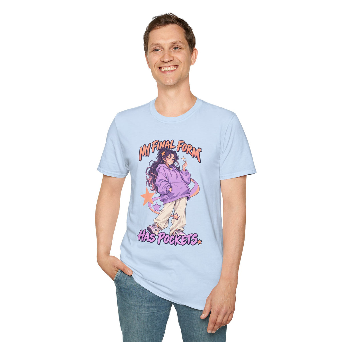 My Final Form Has Pockets | Cute Anime Girl Graphic Tee