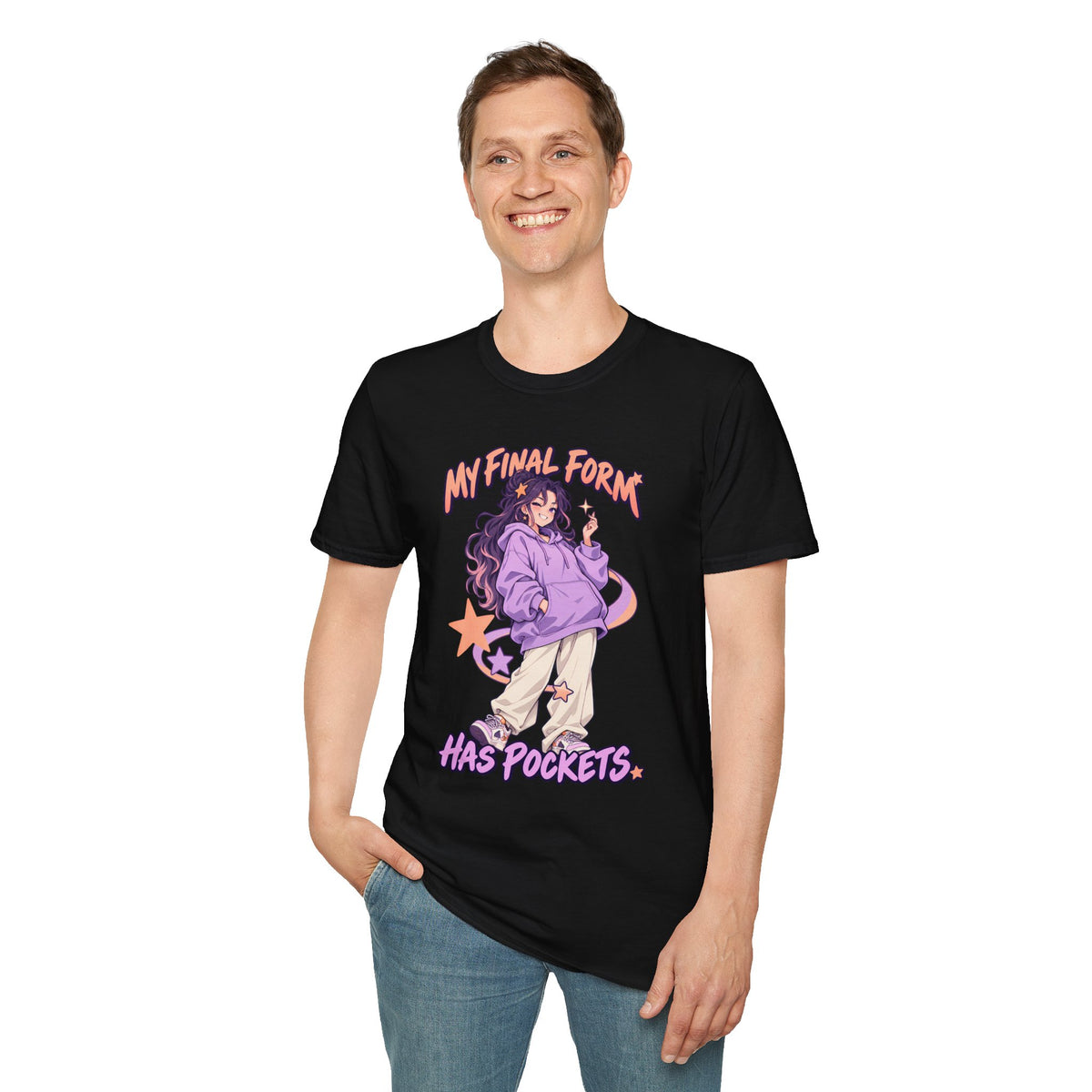 My Final Form Has Pockets | Cute Anime Girl Graphic Tee