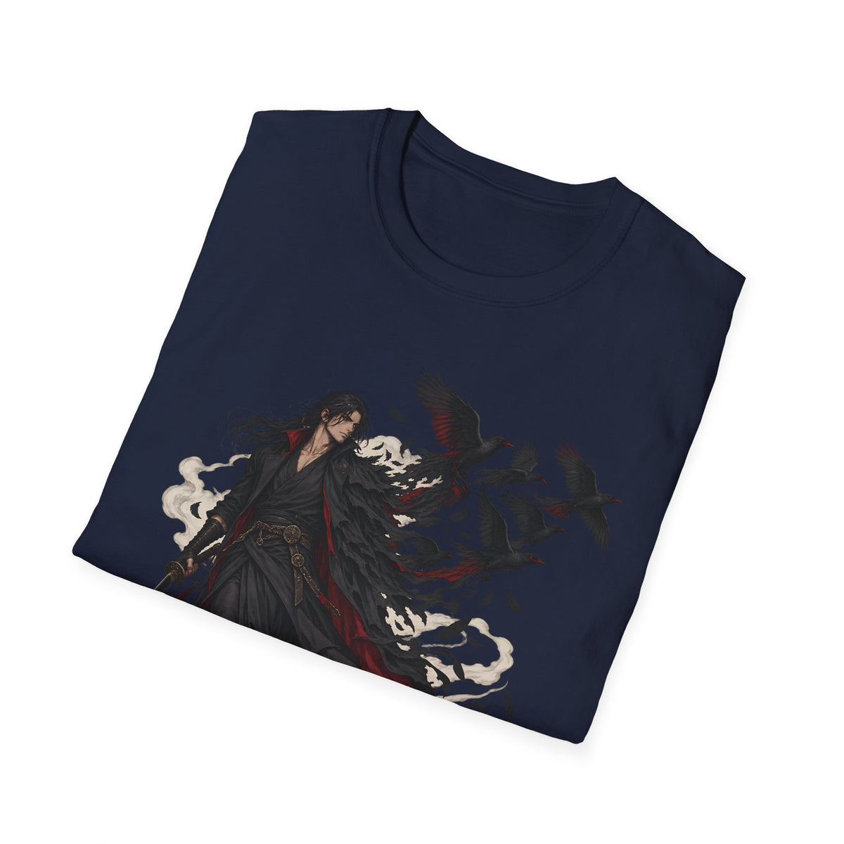 Dark Samurai | Raven Warrior Spirit | Graphic T Shirt