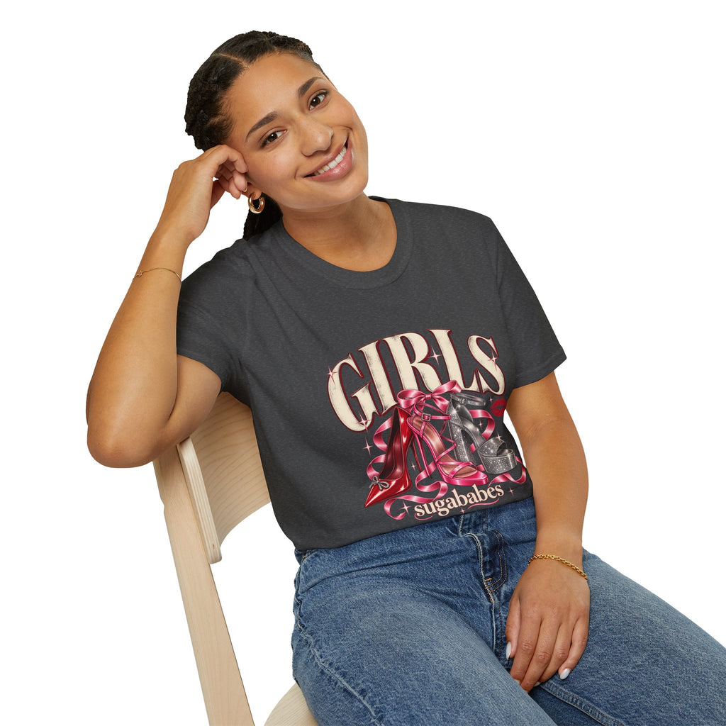 Sugababes |  Red Heels & Ribbons | Girls Night T Shirt