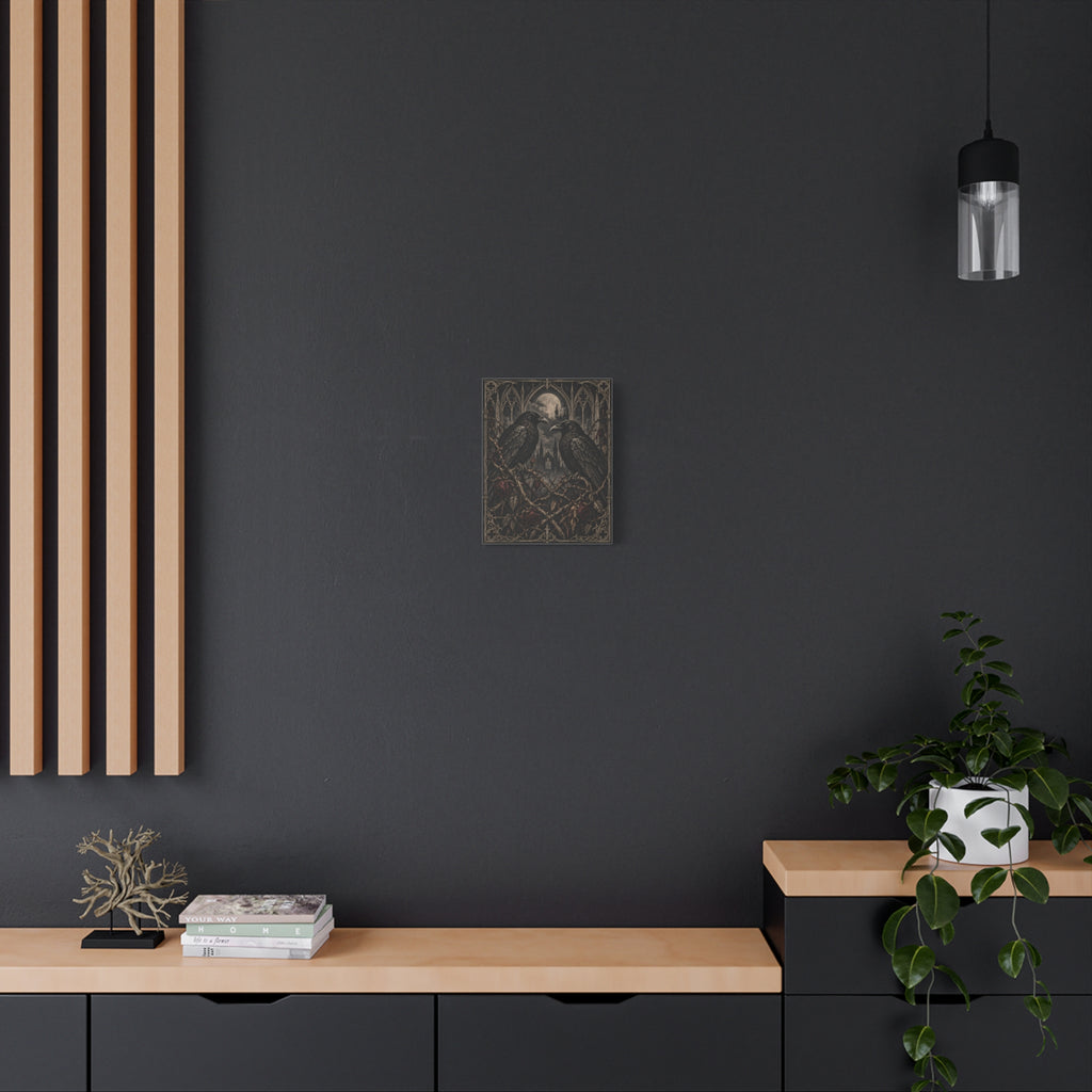 Canvas | Gothic Raven | Occult Wall Art