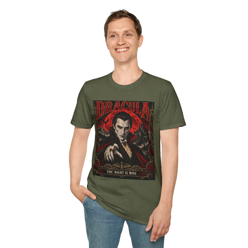 Dracula Graphic T‑Shirt — Vintage Vampire Horror Tee