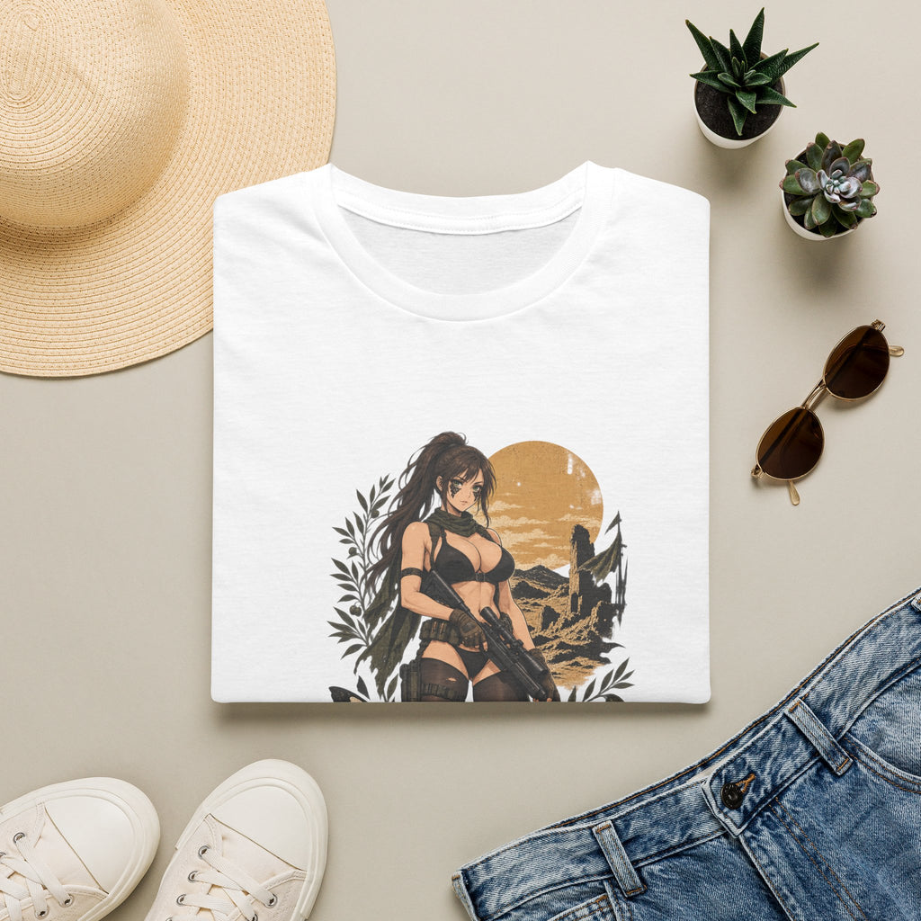 Quiet | Metal Gear | Sexy Sniper Pin up Fantasy Warrior Woman T-Shirt