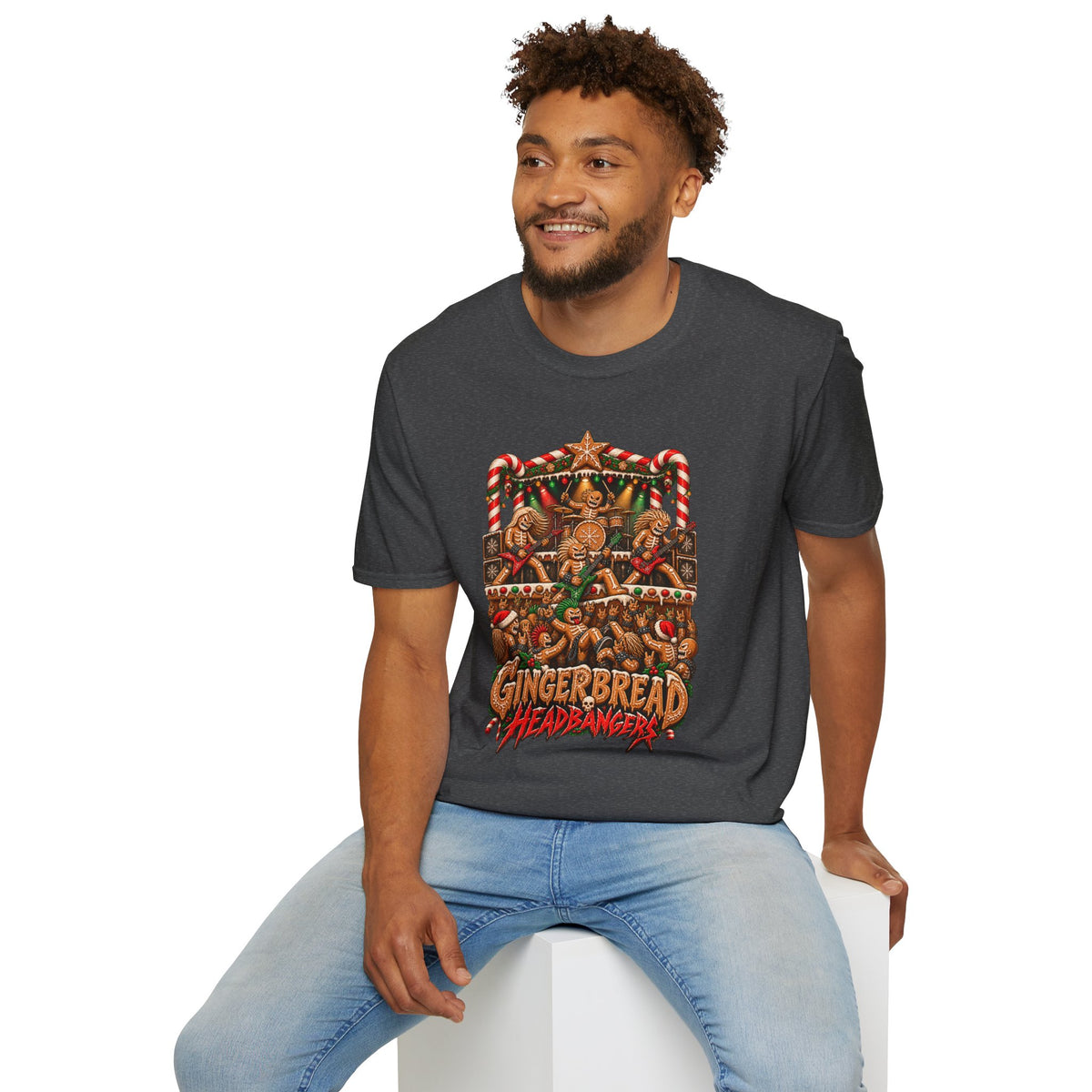 Gingerbread Headbangers | Christmas T-Shirt