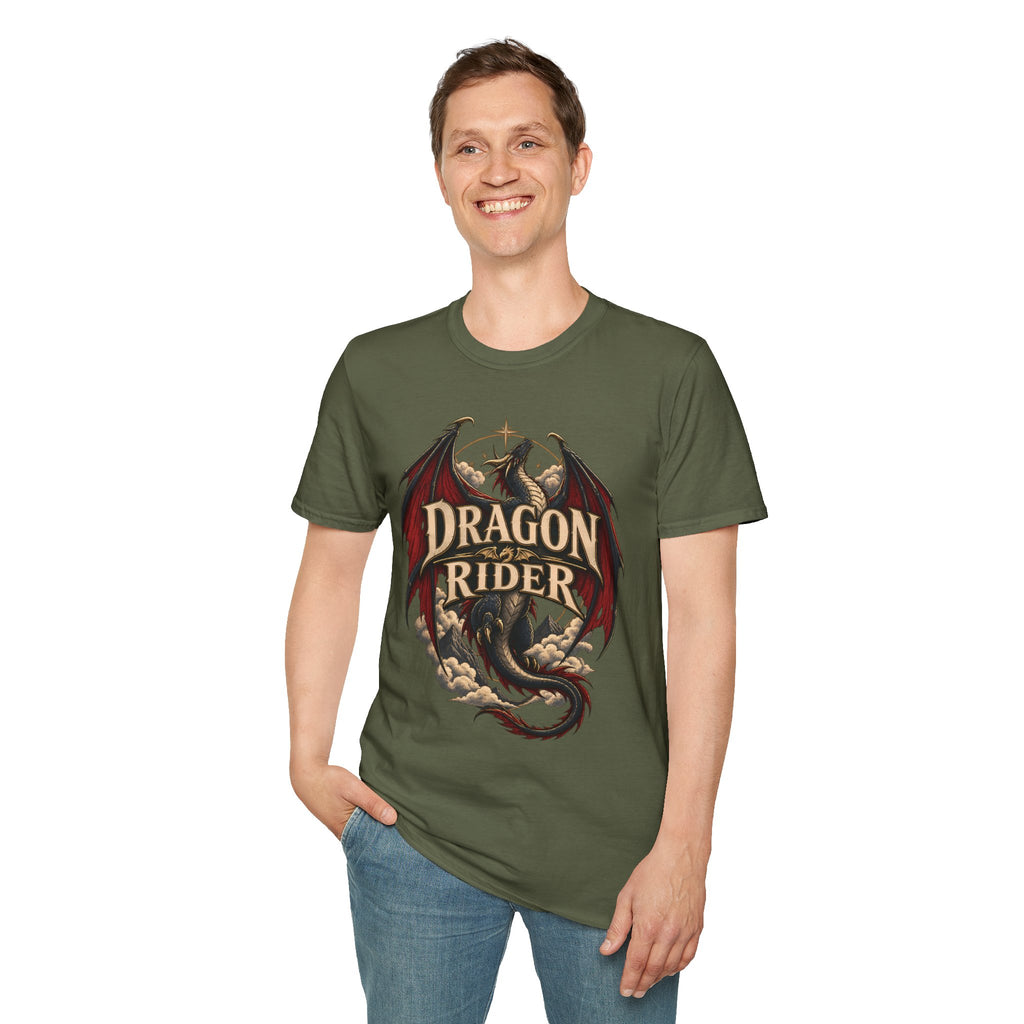 Dragon Rider | Fourth Wing Fantasy Book Inspired Dragon T-Shirt