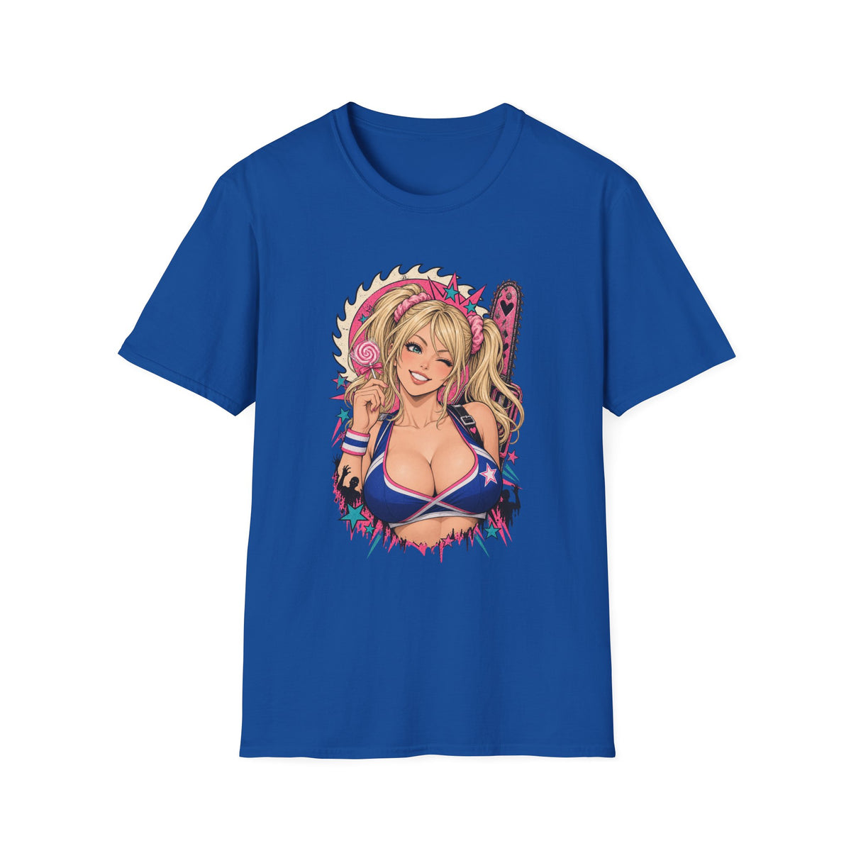 Juliet Starling | Lollipop Chainsaw Game | Sexy Pinup Chainsaw Girl T-Shirt