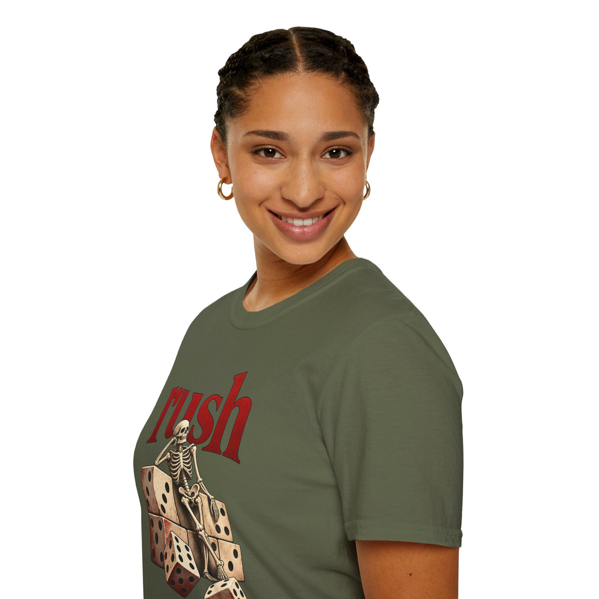 Rush | Roll the Bones | Dice Skeleton Prog Band T-Shirt