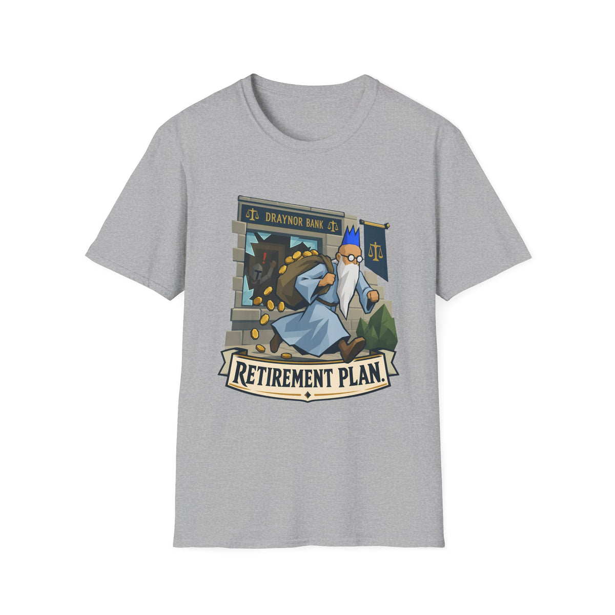 Retirement Plan Wise Old Man OSRS / Runescape T-Shirt