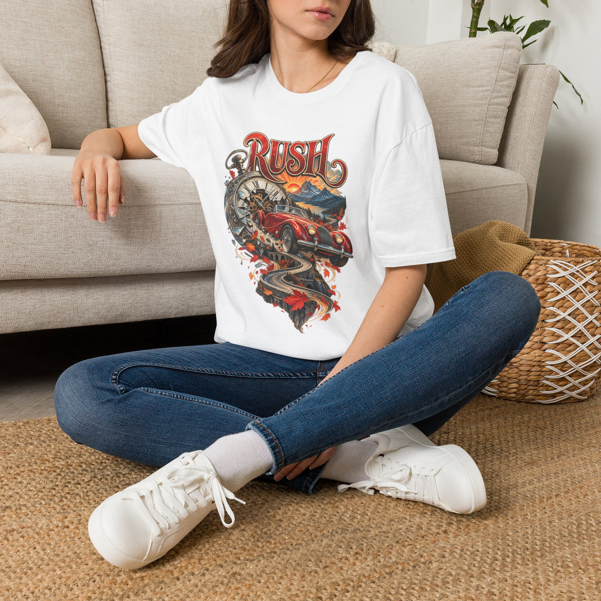 Rush | Prog Band | Red Barchetta | Graphic T-Shirt