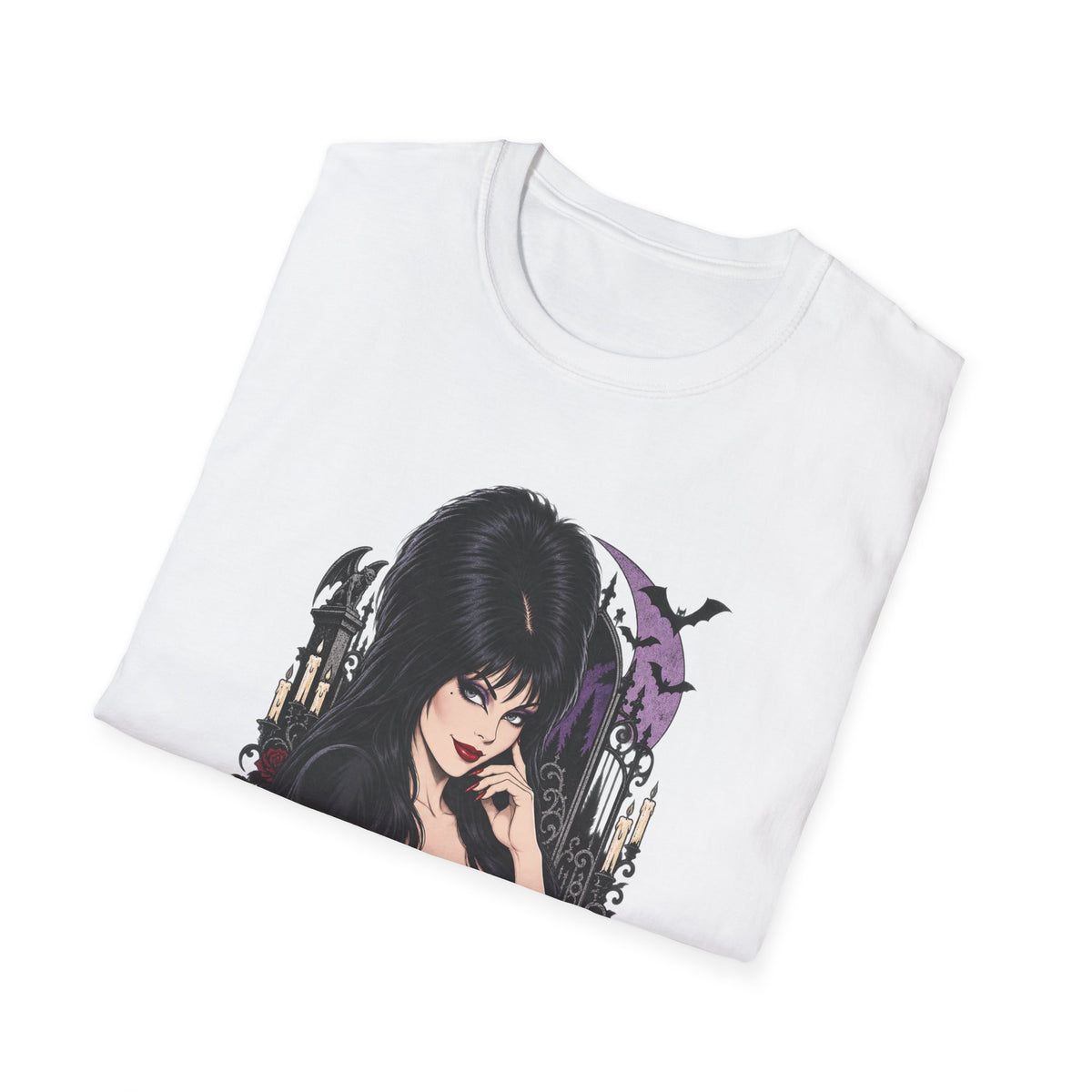 Elvira | Mistress of the Dark | Gothic Vampyress Pinup Girl | Sexy Halloween T-Shirt