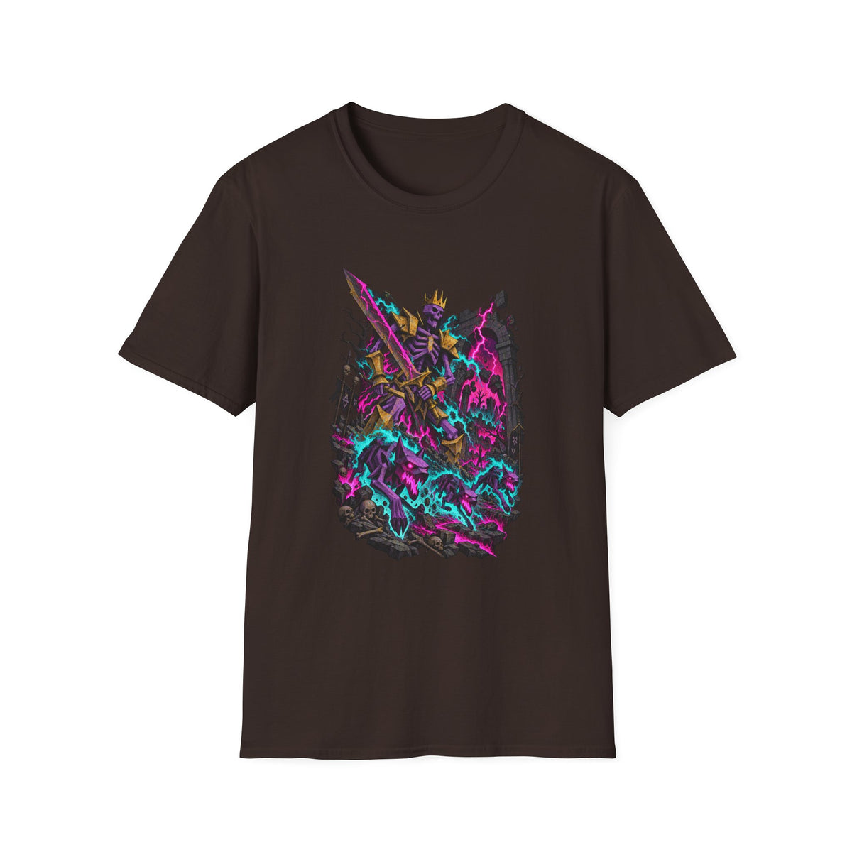 Skeleton Lich King | Final Boss | Gamer Shirt