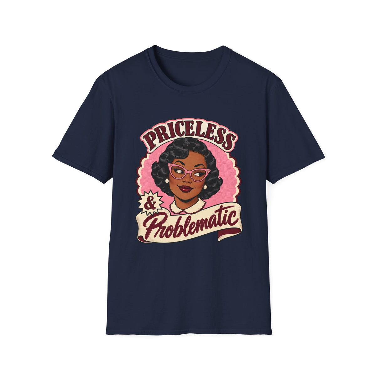 Priceless & Problematic Retro Portrait Tee