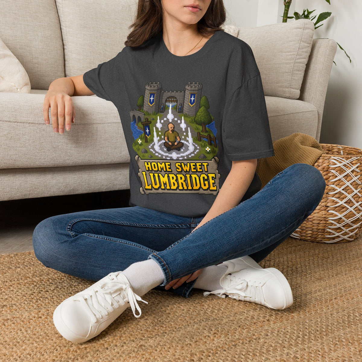 Lumbridge Castle Teleport Tee - Runescape / OSRS Inspired