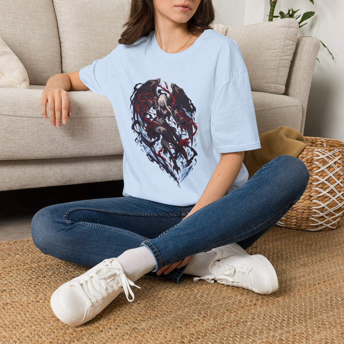 Heart Shard Nex OSRS | Runescape Inspired Graphic T-Shirt | Dark Anime