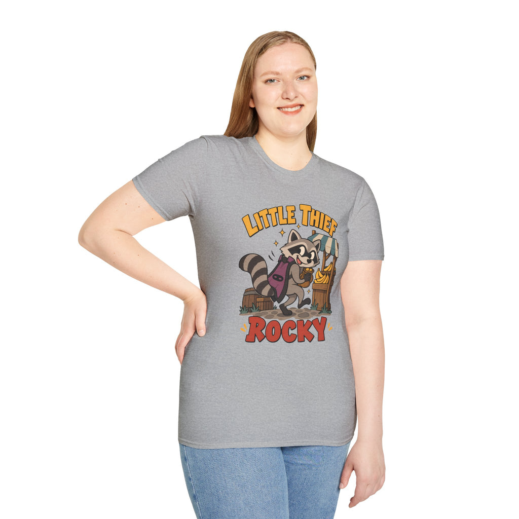 Little Thief Rocky T-Shirt - Cute OSRS Rocky Tee