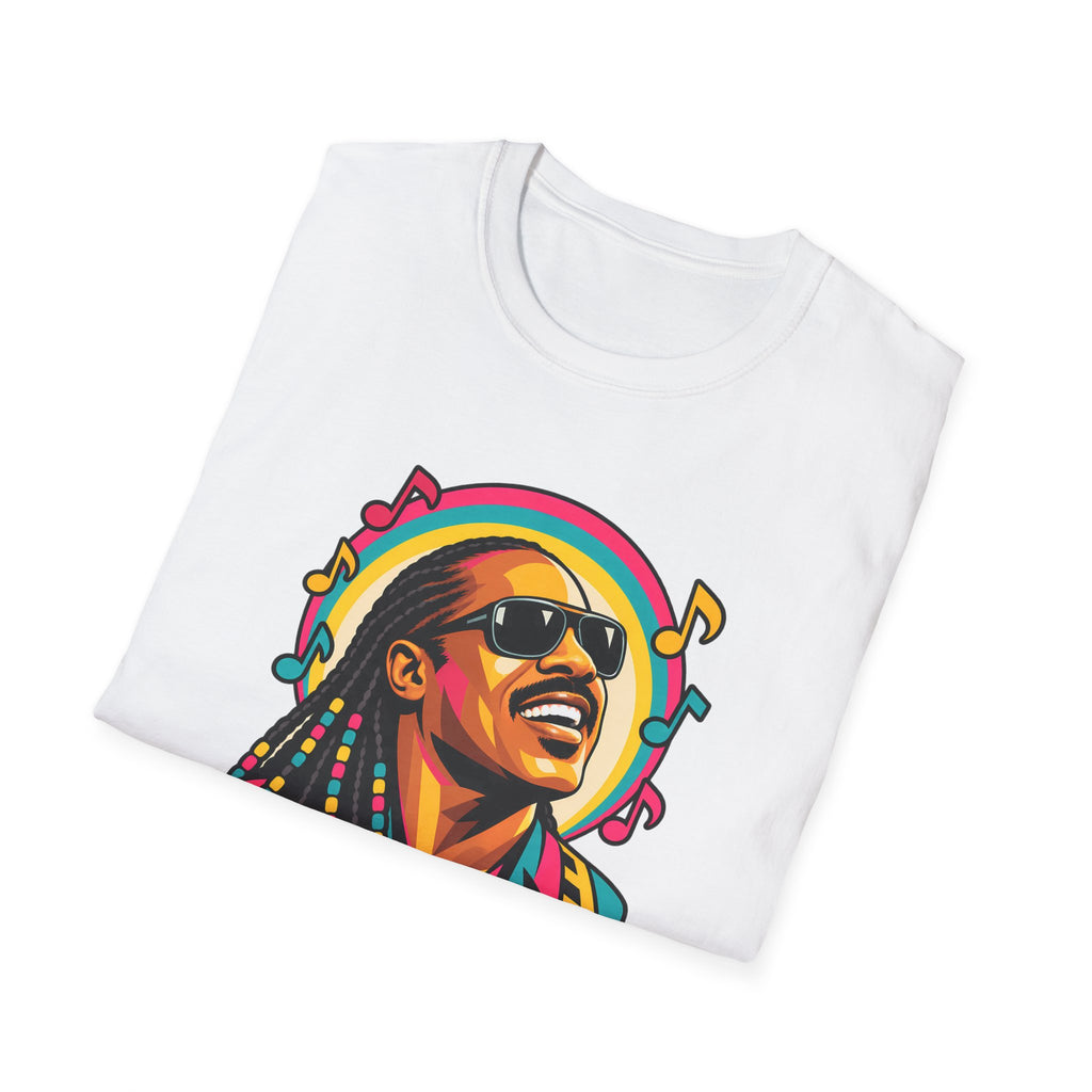 Stevie Wonder Life in Colour Music Legend Portrait T-Shirt