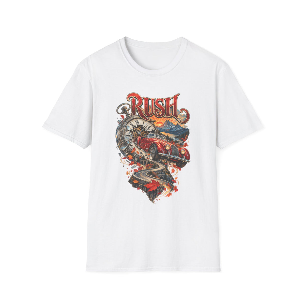 Rush | Prog Band | Red Barchetta | Graphic T-Shirt