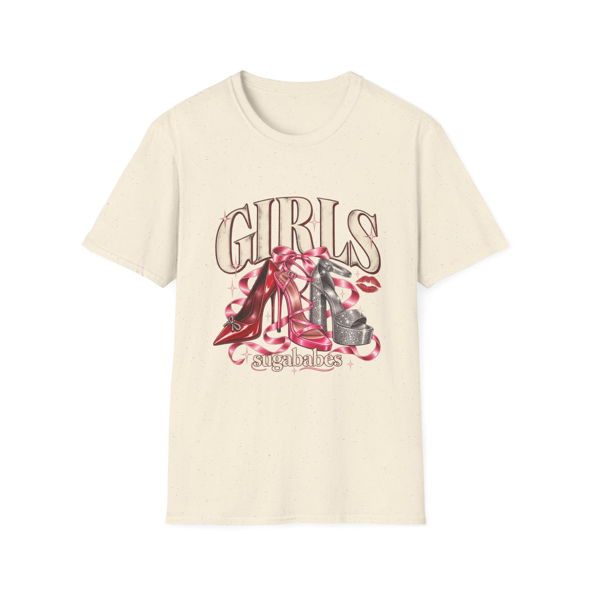 Sugababes |  Red Heels & Ribbons | Girls Night T Shirt