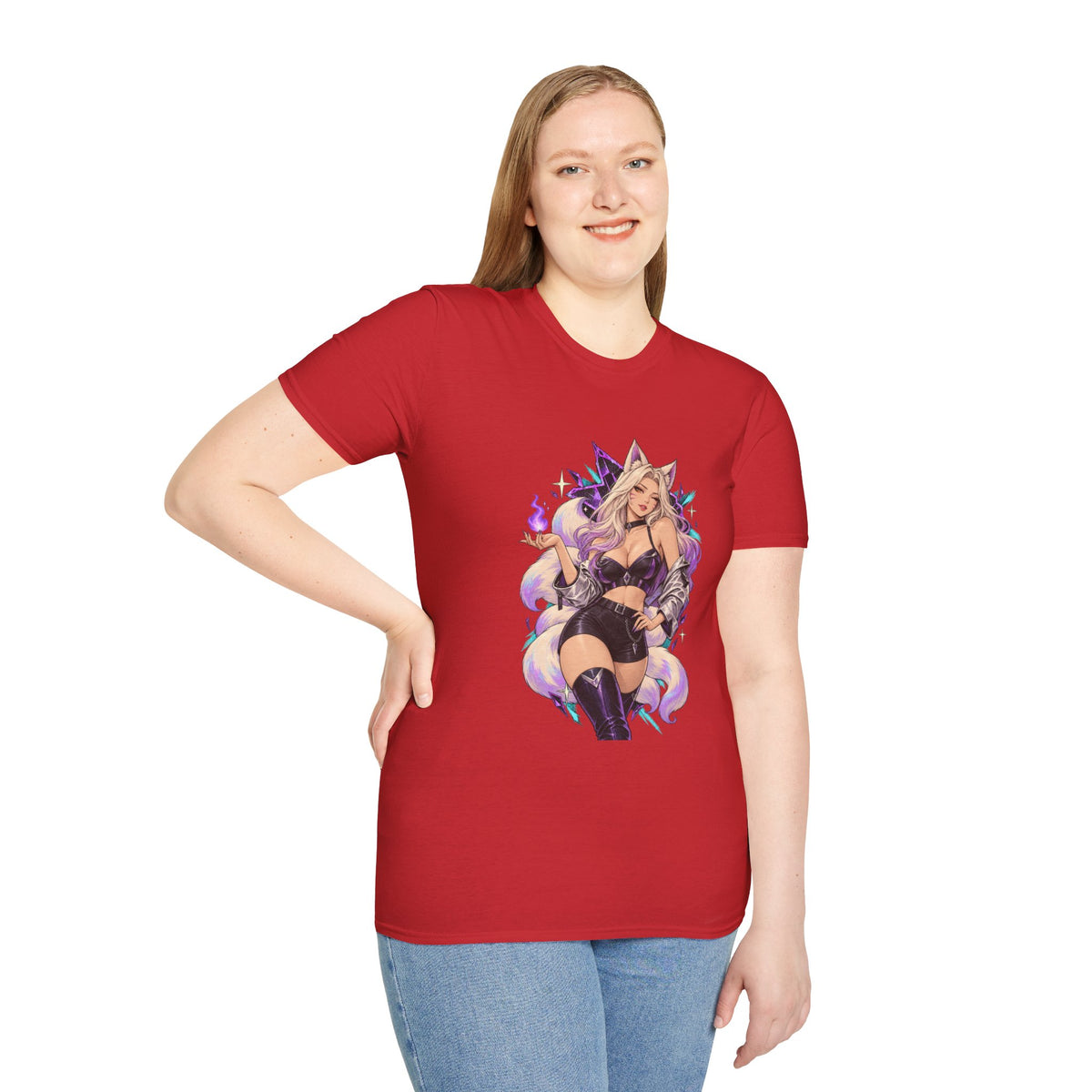 Ahri | League of Legends | Anime Fox Pin Up Girl T-Shirt