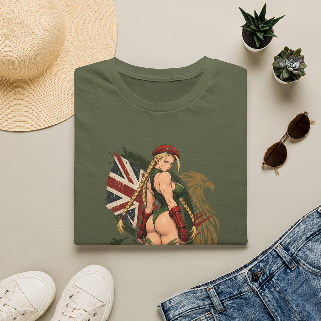 Cammy Street Fighter | Sexy Cammy Pin Up Girl Graphic T Shirt