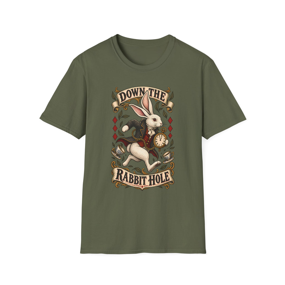 Down the Rabbit Hole | Alice in Wonderland Graphic Shirt