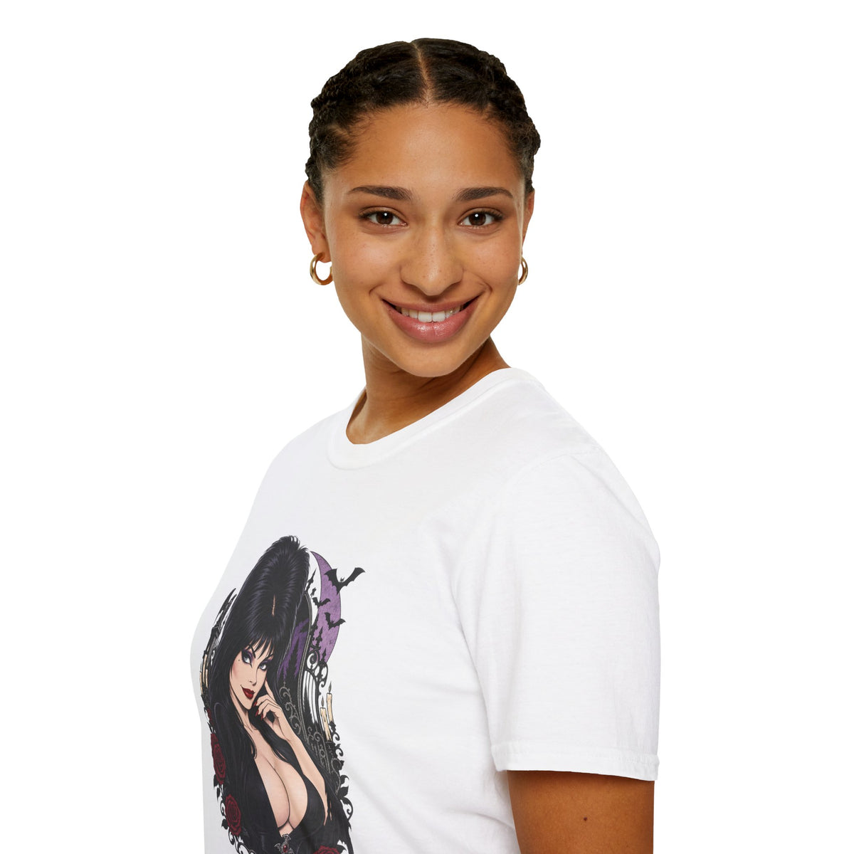 Elvira | Mistress of the Dark | Gothic Vampyress Pinup Girl | Sexy Halloween T-Shirt