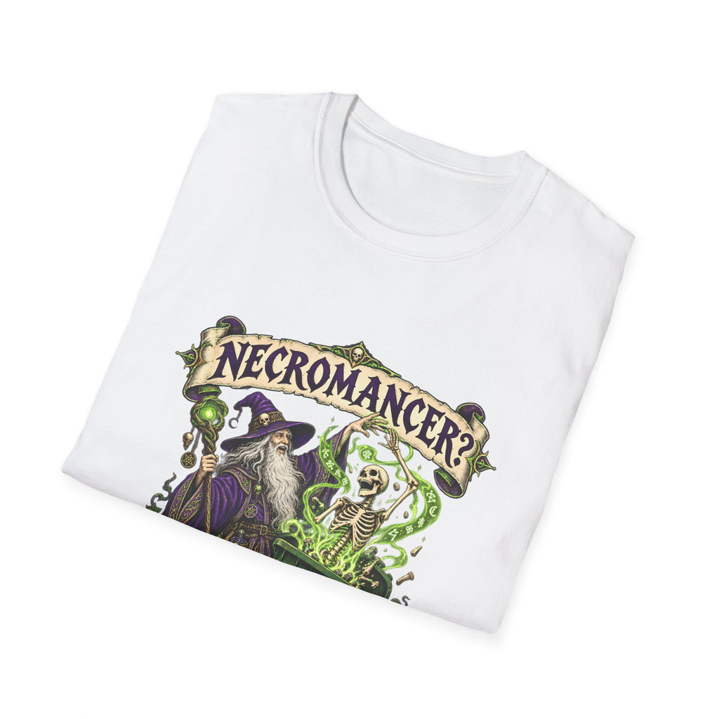 Necromancer? I Prefer People Recycler T-Shirt | Funny Gothic Halloween Tee