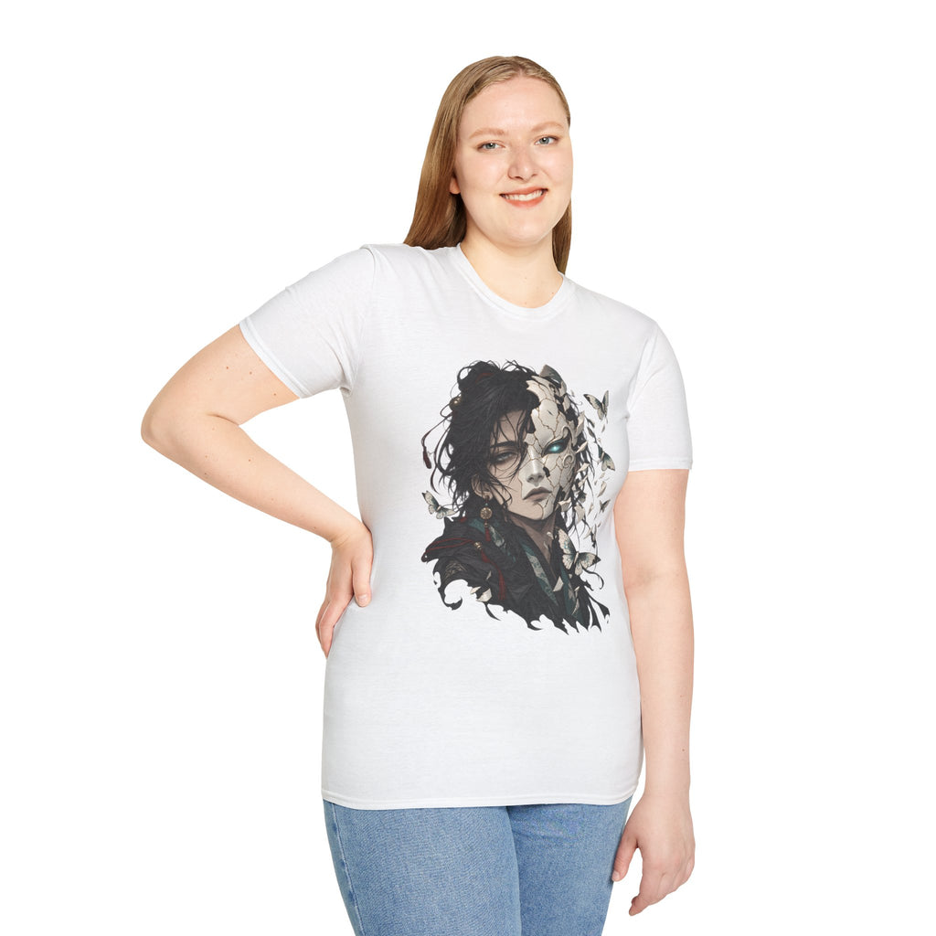 Mask Unfurls | Japanese Anime Style Mask Graphic Shirt